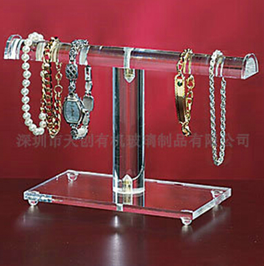 【有機(jī)玻璃項(xiàng)鏈展示架】的展現(xiàn)了項(xiàng)鏈的！